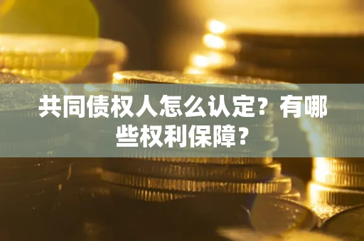 北京共同债权人怎么认定？有哪些权利保障？