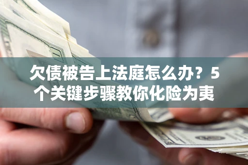 北京欠债被告上法庭怎么办？5个关键步骤教你化险为夷