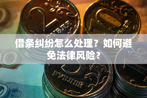 北京借条纠纷怎么处理？如何避免法律风险？